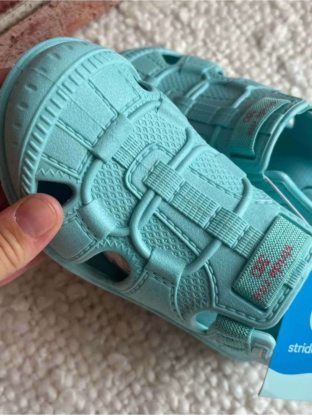 Striderite 360 aqua blue water shoes sandals size 12
